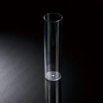 Виала, прозрачная, ПС, 2595 мм, узкая, 100 шт./уп., 5 уп./кор., Biologix, Китай, 510501