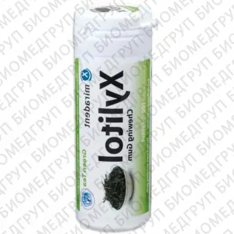 Miradent Xylitol Chewing Gum Green Tea  жев.рез. со вкусом зелёного чая, 30 шт/ 30 г