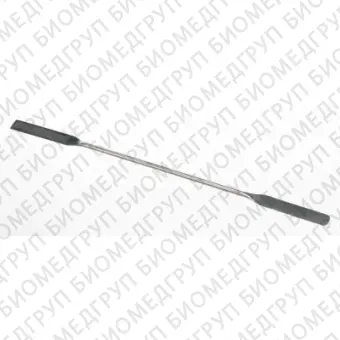 Микрошпатель двухсторонний, длина 150 мм, лопатка 403 мм, диаметр ручки 1,5 мм, нержавеющая сталь, Bochem, 3015
