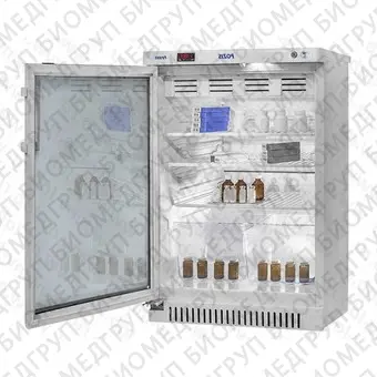 Холодильник ХФ1401 ТС ПОЗИС фармацевтический для хранения препаратов и вакцин дверь тонированный стеклоблок