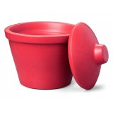 Емкость для льда и жидкого азота 4 л, красный цвет, круглая с крышкой, Round, Corning (BioCision), 432124