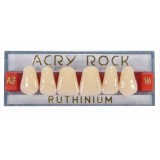 Зубы акриловые Acry Rock фронтальные верхние (планка 6 зубов) (B4 S-60)